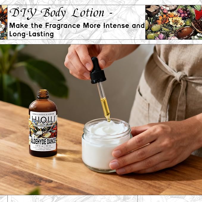 HIQILI Aldehyde Dance Fragrance Oil for Diffuser, Candle, Room Spray Making