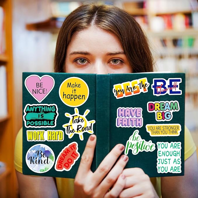 300Pcs Inspirational Scrapbook Motivational Stickers for Vision Board