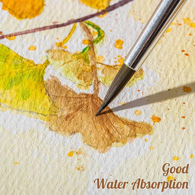 80 Sheets Watercolor Paper, Cold Press, 110 lb/230 GSM, 8.5 x 11 in