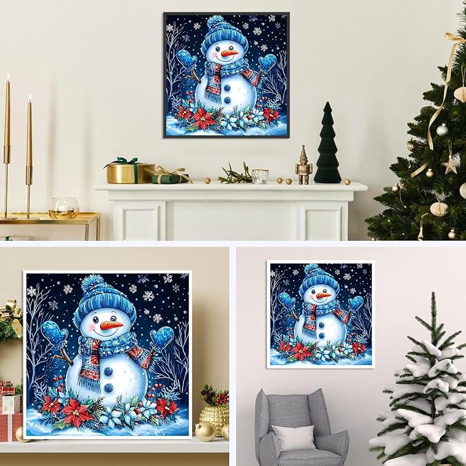 Lophomie Christmas Diamond Art Kits for Adults, 5D Diamond Painting Kits