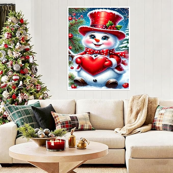 Lophomie Christmas Diamond Art Kits for Adults, 5D Diamond Painting Kits