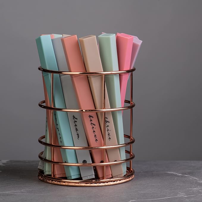 DIVERSEBEE Bible Highlighters with Soft Chisel Tip, No Bleed (Boho)