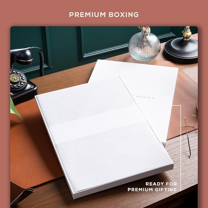 Beechmore Books A3 11.7x16.5 Mixed Media Sketchbook 160 GSM/98lb, Gift Box | Hardcover Drawing Pad with Lay-Flat Binding, Extra Large Perforated Ivory Paper for Studio Drawing & Watercolor Work