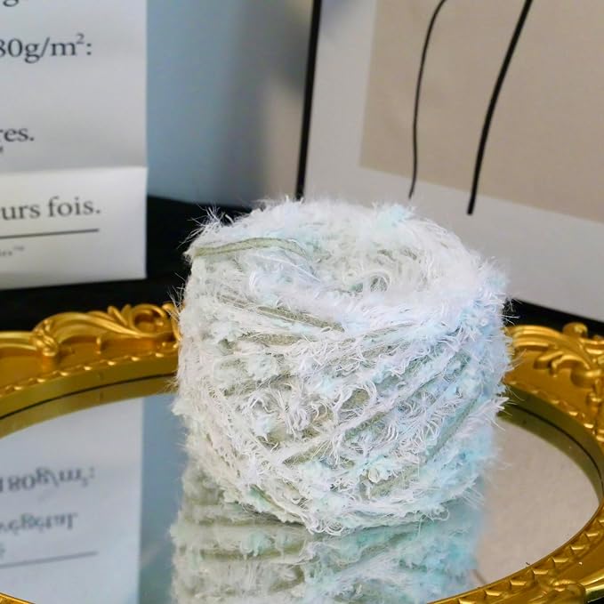 Artisanal Yarn Fancy Yarn Multifiber Blended Yarn Novelty Colorful Soft