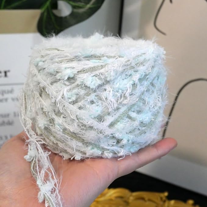 Artisanal Yarn Fancy Yarn Multifiber Blended Yarn Novelty Colorful Soft
