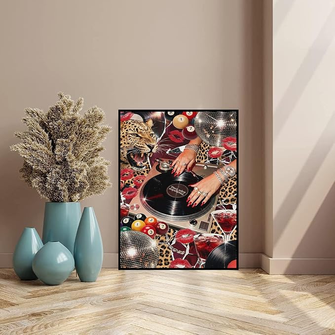 Trendy Cheetah Diamond Art Kits for Adults 12 x 16inch