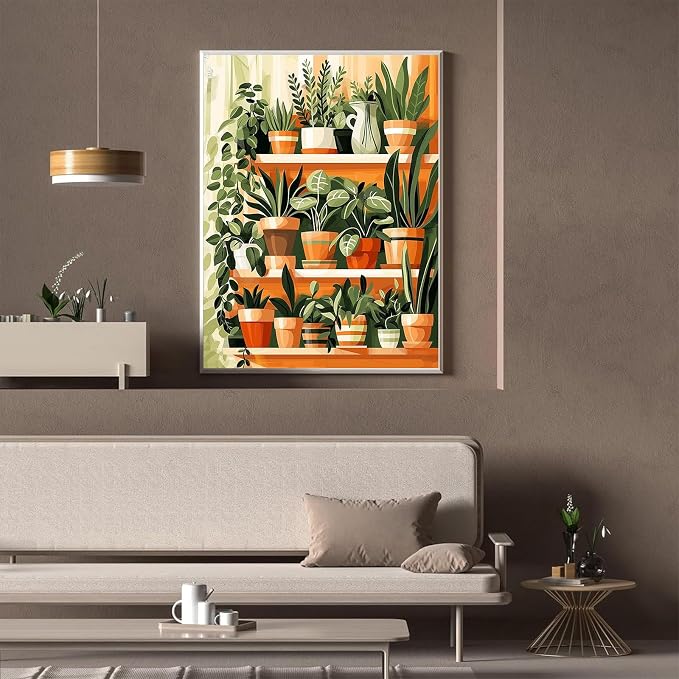 Plant Diamond Painting Kits for Adults - Potted Diamond Art Kits for Adults