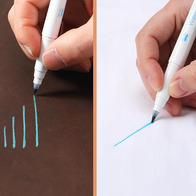 Mr. Pen- Washable Fabric Markers for Sewing, 10 Pack, Blue, Erasable | Water Soluble Embroidery Pen, Bulk Fabric Marking Pens for Sewing