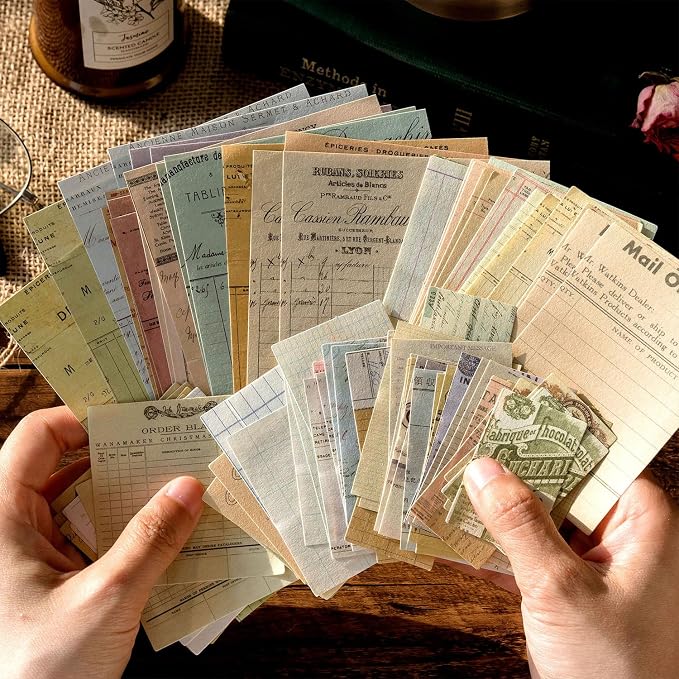 460 Sheets Vintage Scrapbook Papers Journaling Scrapbooking Supplies Kit junk journal supplies Decorative Craft Paper for Planner, Bullet Journal Collage Card Embellishment Retro Crafts
