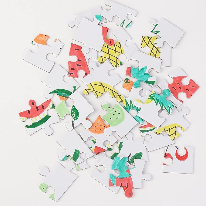 Mr. Pen- Blank Puzzle, 8 Pack, 28 Pieces/Pack, 5.5" x 8.1"
