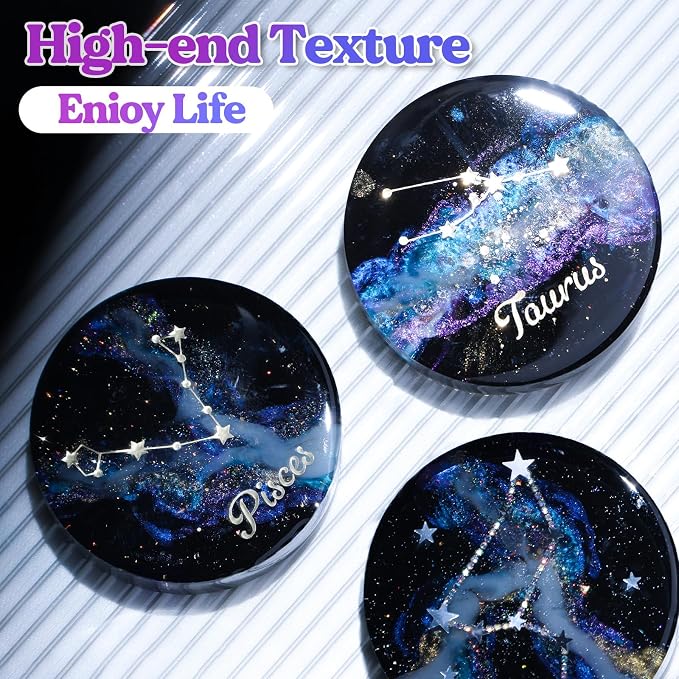 LET'S RESIN Extra Deep Resin Coaster Molds Silicone,4 Inches Silicone Molds | 6 Cavity Flexibility Round Molds for Resin, Epoxy Coaster Molds for Cups Mats, DIY Craft, Flower Bouquet Preservation