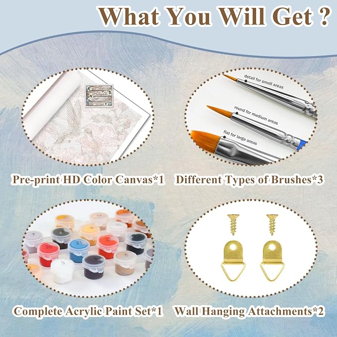 Christian Paint by Number for Adults, Paint by Numbers Kit for Adults 16x20