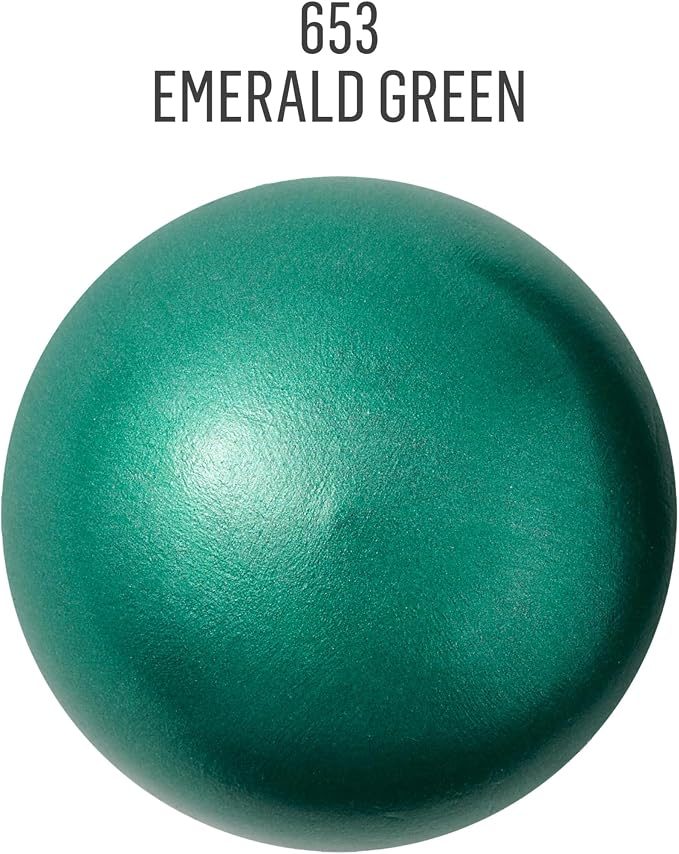 FolkArt Metallic Acrylic Paint in Assorted Colors (2 Ounce), 653 Emerald Green