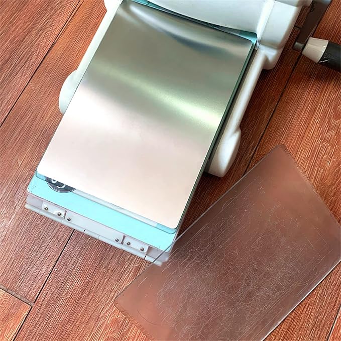 Briartw 3 PCS Stainless Metal Adapter Plate Cutting Machine Metal Shim Mat Pad for Thin Wafer Dies Increases Cutting Capability Scrapbooking Die-Cutting Metal Plate Adaptor 6x8.5 Inch Shims