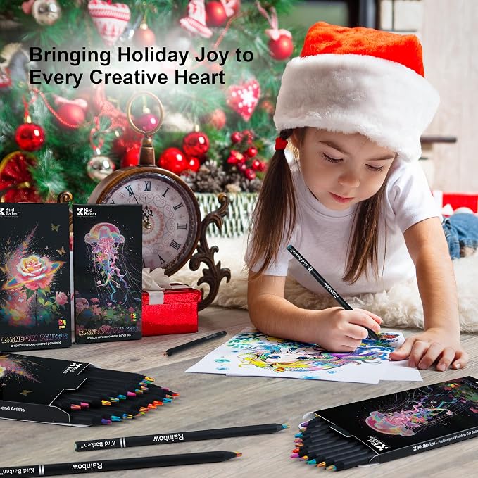 Art Supplies 12 Rainbow Colored Pencils, Teen Girl Gifts Trendy Stuff, Multicolored Cool Stuff Fun Art Pencil Teen Girl Gifts Trendy Stuff