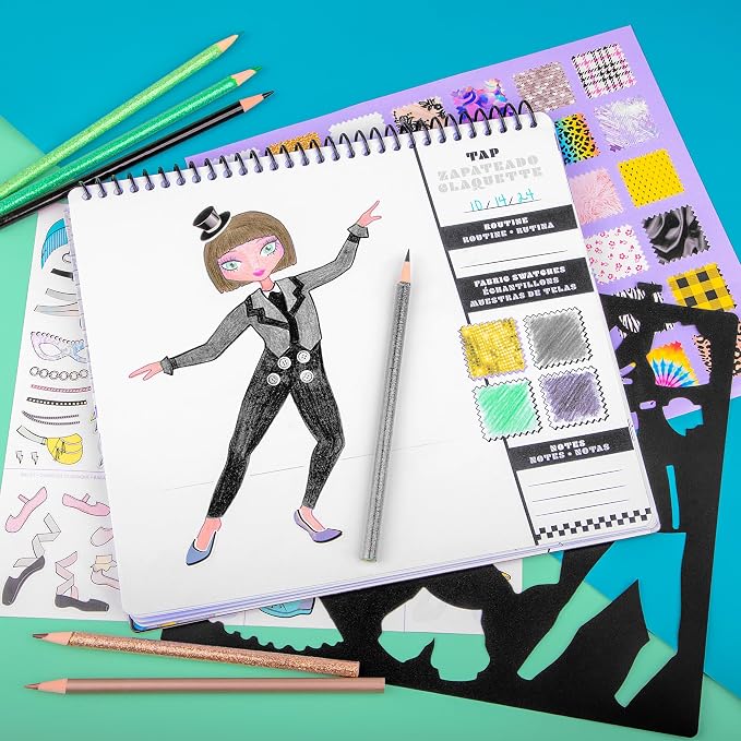 Fashion Angels I Just Wanna Dance Fashion Sketch Set
