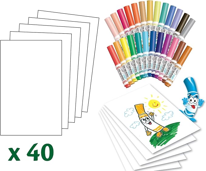 Crayola Pip-Squeaks Washable Markers 65ct, Coloring Art Supplies for Kids