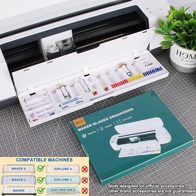 LOPASA Tool Organizer Compatible with Cricut Maker 4,3 (Blade Mod) | Tool, Blade, Accessories Holder|Supplies Organizer|Organization and Storage