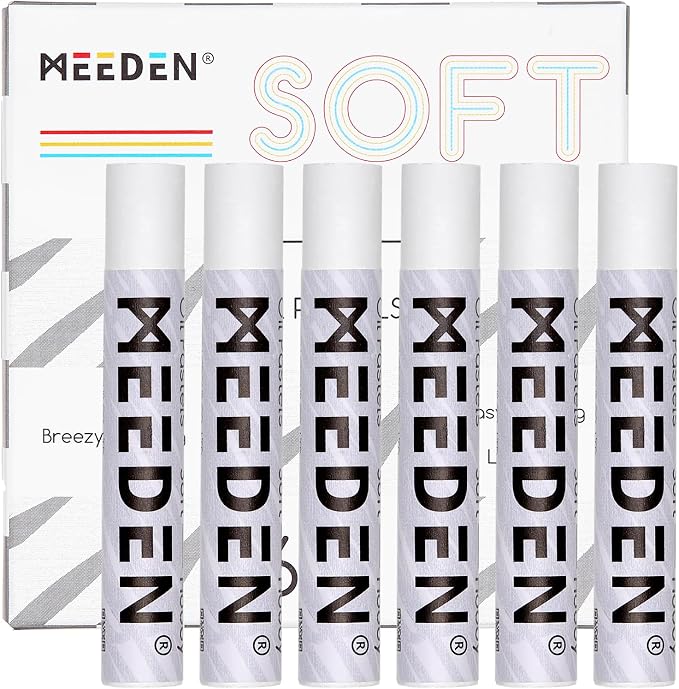 MEEDEN Soft White Oil Pastels: 6 Pcs Oil Pastels for Artists Beginners