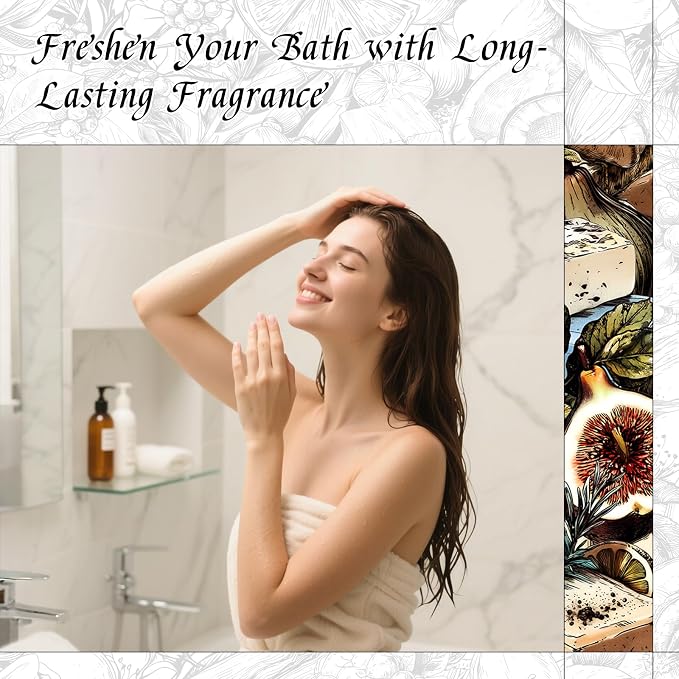 HIQILI Fig Fragrance Oil, DIY Perfume, Add to Bath & Body Products - 30ML
