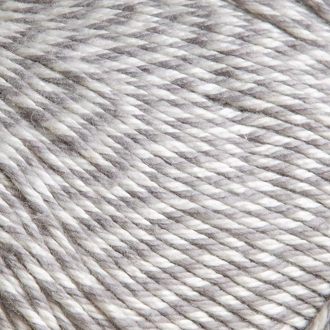 Knit Picks Dishie Gray Worsted Weight 100% Cotton Yarn for Crocheting