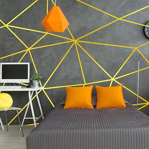 Zonon Spark Gold Washi Tape for Wall Decor Self Adhesive 5/10/15mm