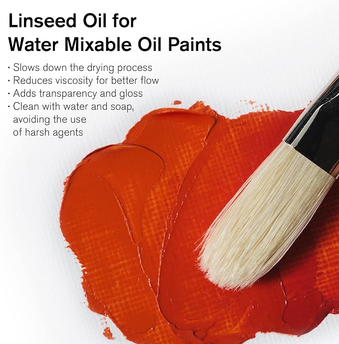Winsor & Newton Artisan Linseed Oil, 250ml (8.4-oz) bottle