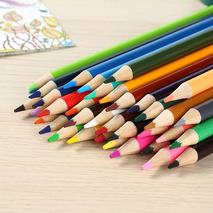 Mr. Pen- Colored Pencils for Adult Coloring Books, 36 Pack | Soft Core Color Pencils for Adult Coloring Book, Drawing, Sketching, Blending & Shading-Art Supplies