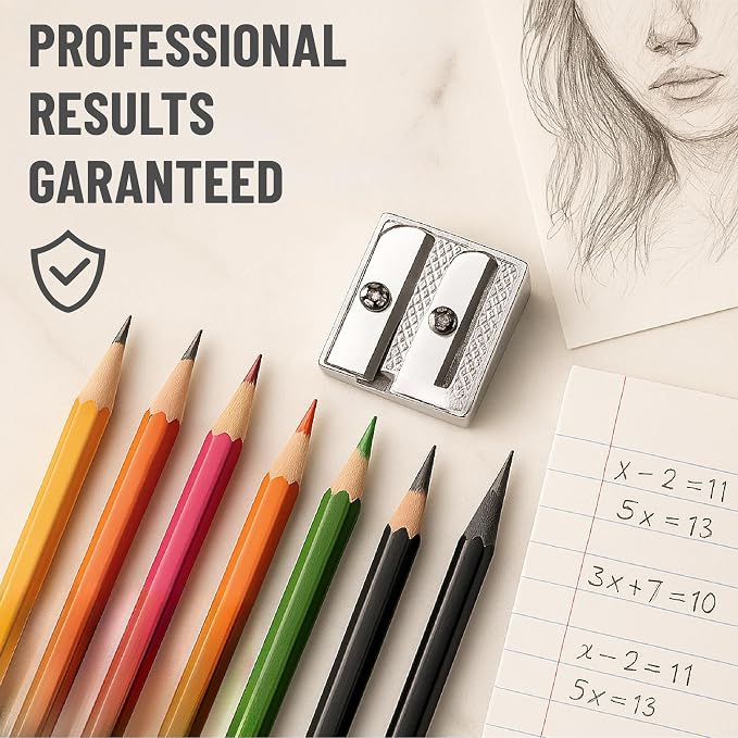Mr. Pen- Handheld Metal Pencil Sharpener, 6 Pack