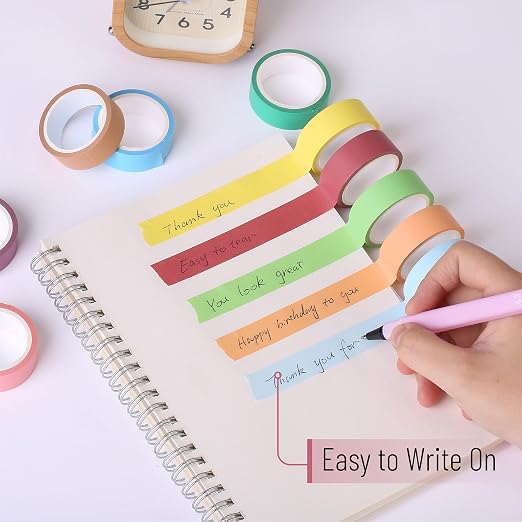 Mr. Pen- Washi Tape Set, 10 Rolls, 5.5 Yards/Roll | Washi Tape for Scrapbook Arts, Crafts, Journals and Planners, Four Seasons