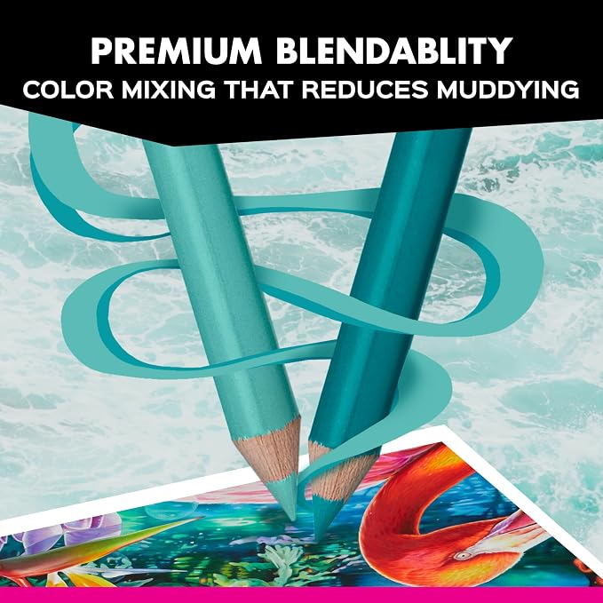 Prismacolor Premier Colored Pencils,Soft Core,Botanical Garden Set,- Adult Coloring,Drawing,Creative,Art Supplies,12 Count (Pack of 12)