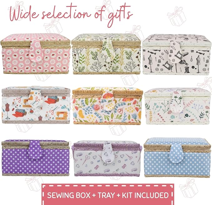 Basic Sewing Basket with Complete Sew Accessories Included