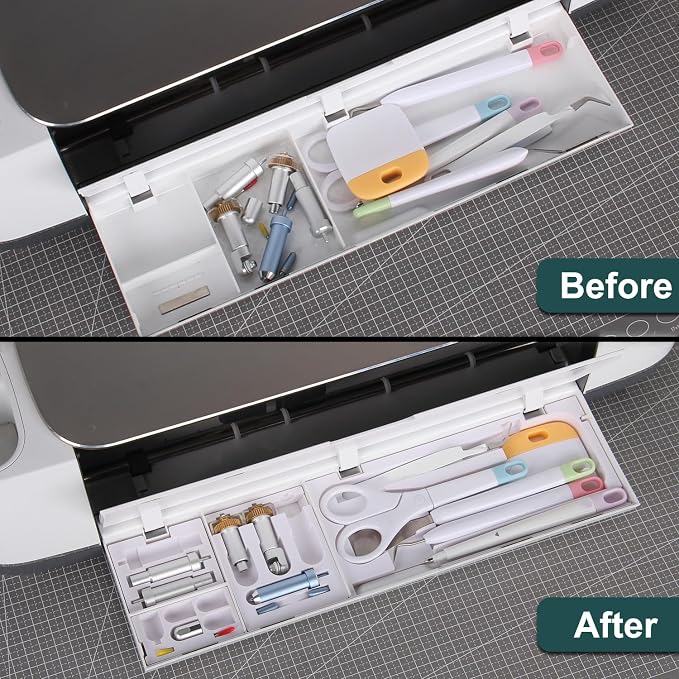 LOPASA Tool Organizer Compatible with Cricut Maker 4,3 (Tool Mod) | Tool, Blade, Accessories Holder|Supplies Organizer|Organization and Storage