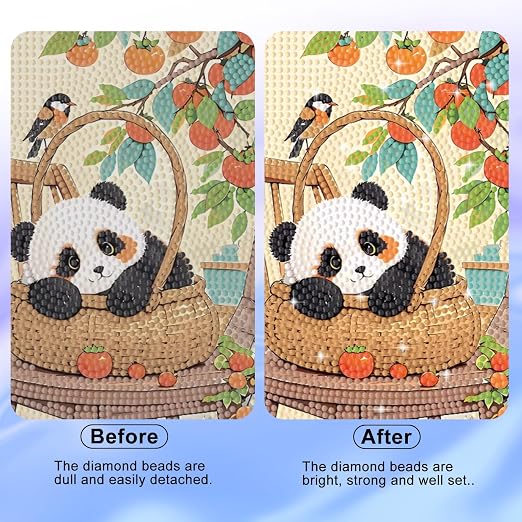 KISREL 240ml Diamond Painting Sealer, 8oz Quick-Dry Diamond Art Sealer with Applicator, Non-Toxic 5D Diamond Art Glue Permanent Adhesive, Puzzle Glue for Glossy Finish