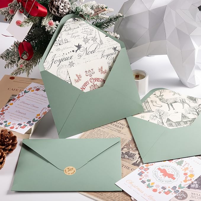12x12 Inch Sage Green Cardstock 20 Sheets 250GSM/92LB Card Stock