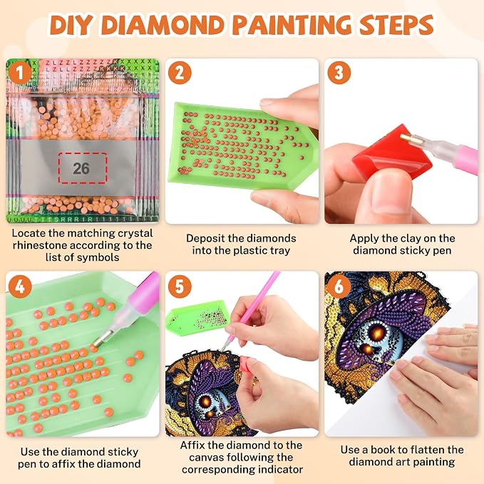 Bowetile Stained Glass Witch Diamond Art Hanging Kits for Adults, Gothic Diamond Art Suncatchers Halloween, 5D Special Shape Diamond Painting Pendant Window Ornament Gift for Home Wall Decor