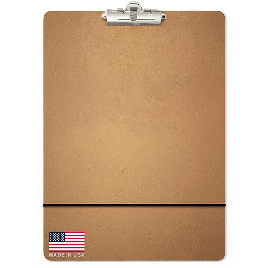 Officemate 13.25" x 17" Portable Sketch Board for Artists, Classrooms, or Design & Drafting (83090)