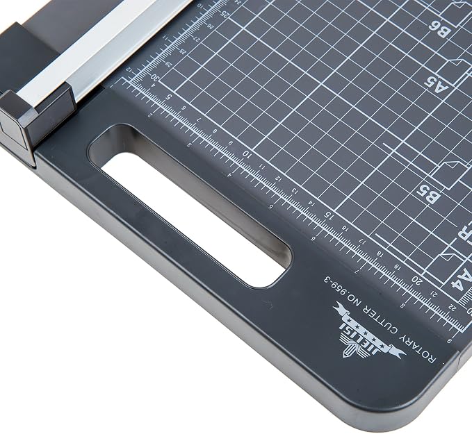 3-Way 12.6 Inch (A4 size) Rotary Trimmer Cutter Perforate & Scallop