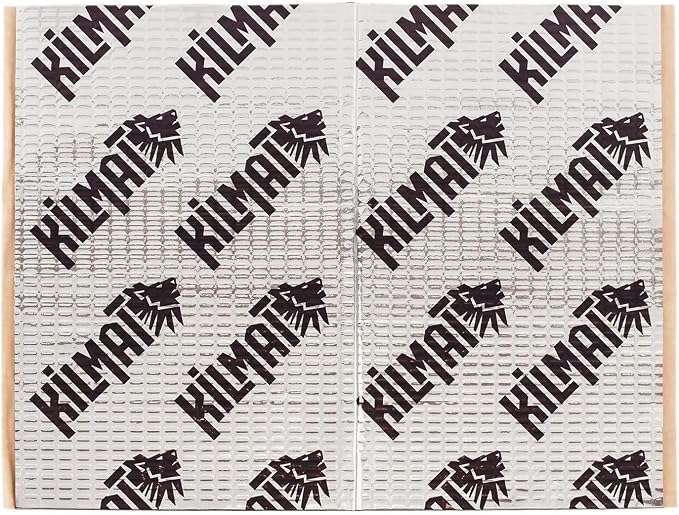 KILMAT 50 mil 25 sqft Car Sound Deadening Mat, Butyl Automotive Sound Deadener, Audio Noise Insulation and dampening