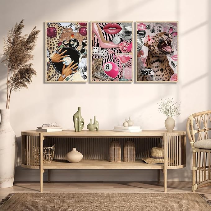 3 Pack Cheetah Diamond Art Kits for Adults Diamond Painting Kit for Adult