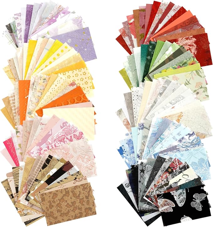 Floral Scrapbook Paper Set, 160 Sheets, 10 Color Themes Scrapbook Supplies