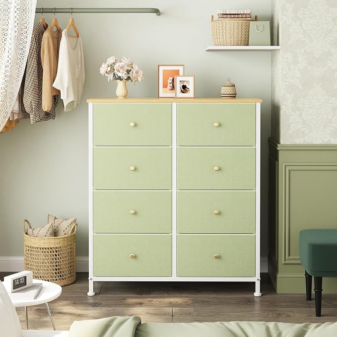 OLIXIS 8 Drawer Storage Dresser for Bedroom, Closet Organizers Units