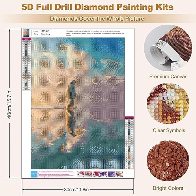 Diamond Art Kits for Adults,Jesus Christ Diamond Painting 12 x 16 Inch