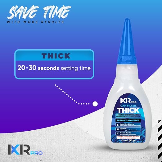 Thick CA Glue, Super Glue, Cyanoacrylate Adhesive, 1 Pcs 1.75oz Repair kit