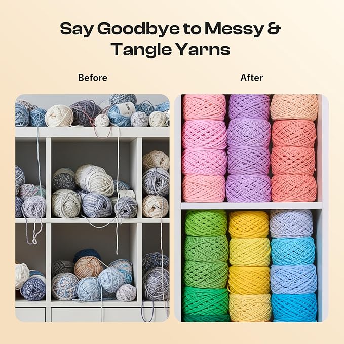 Caydo Electric Yarn Winder, Effortless Yarn Organizer for Crochet Lovers
