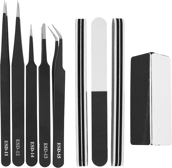 Mandala Crafts 33 Model Building Hobby Tools Kit for 3D Plastic Miniatures | Professional Clippers, Tweezers, Drills, Grinder & Knife for Mecha, Scale Kits, Aircraft, Tanks, Ships, Cars, Metal & Resin