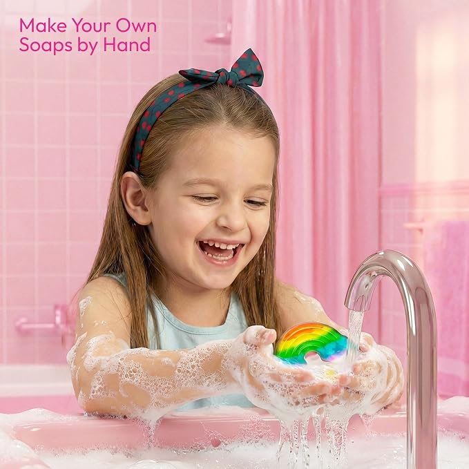 Klever Kits Unicorn Soap Making Kit- 4 Molds Girl Crafts DIY Project, Unicorn Girl Gifts, Kids Birthday Gift for Aged 6+, Science STEM Activity Teenage Gifts for Kids Ages 6 7 8 9 10 11 12