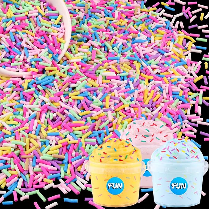 110g Non-edible Slime Mix Ins Slime Add Ins, Fake Sprinkles Slime Charms B