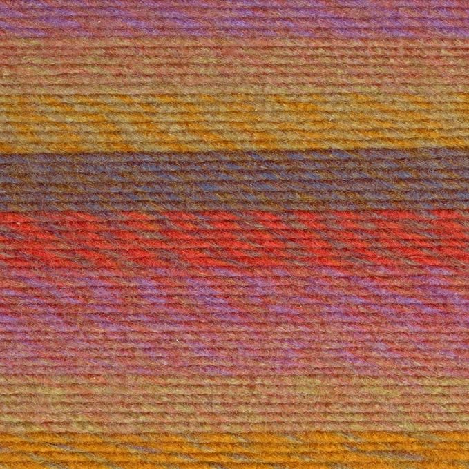 Lion Brand Yarn, Ferris Wheel Crochet Yarn, Buttercup, Multicolor, 3 Pack