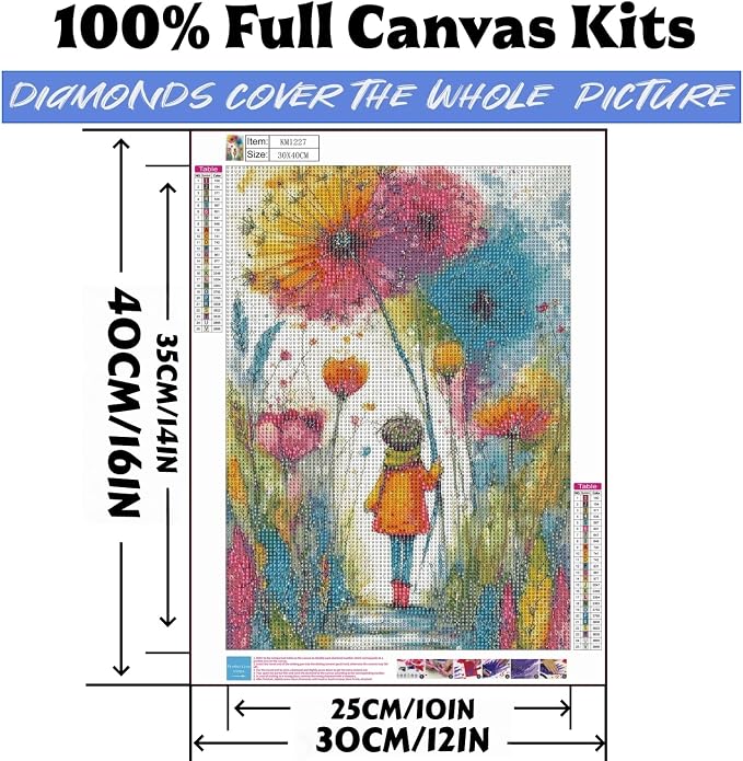 XSJDBYYQ Dreamy Little Diamond Art Kits for Adults, 5D DIY Diamond Painting